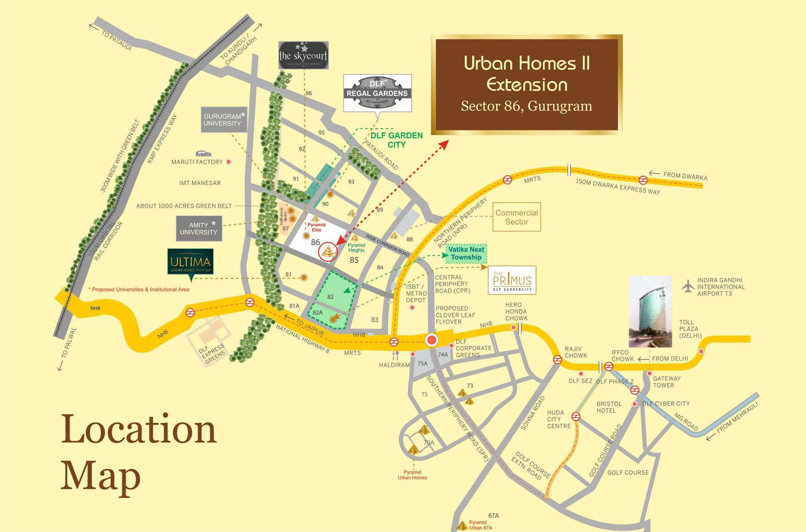 Pyramid Urban Homes 2 (II) Extension Location Map