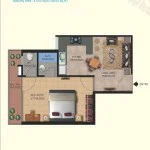 Lotus-Affordable-Housing-1-BHKB-Floor-Plan