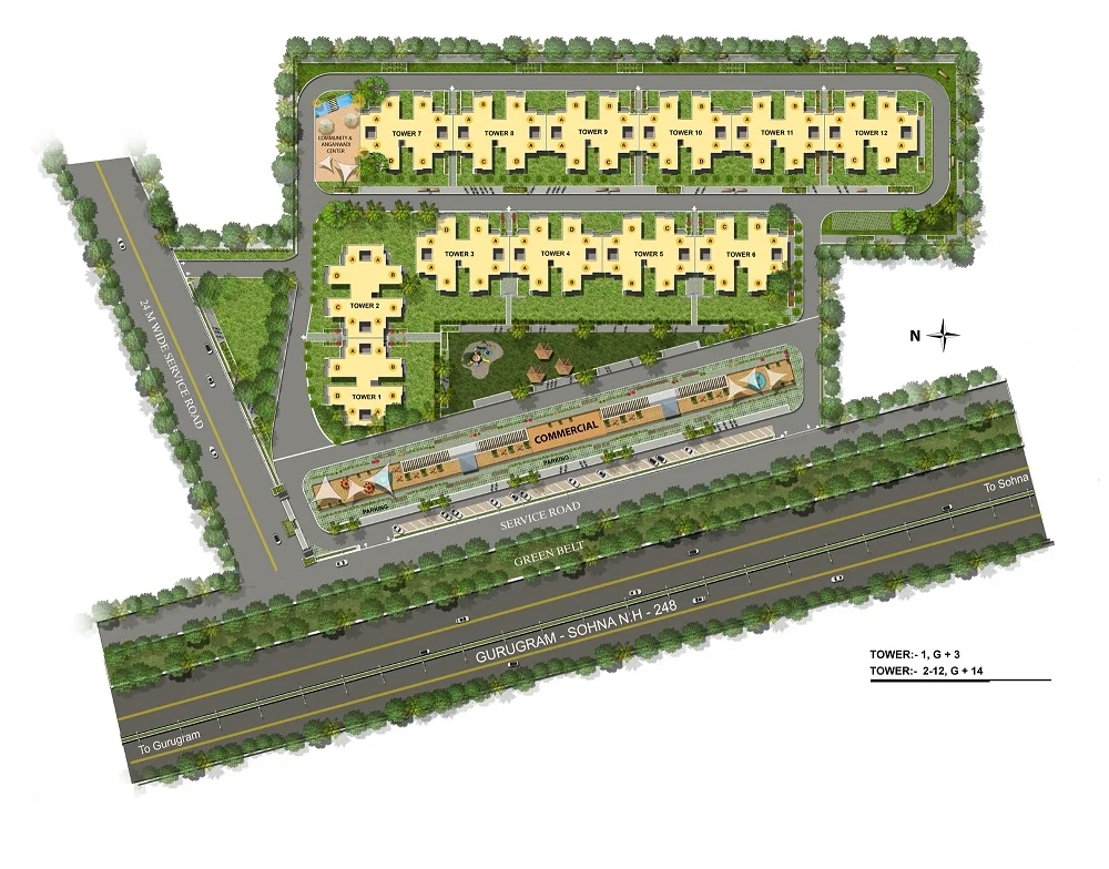 Pyramid Urban 67A Site Plan